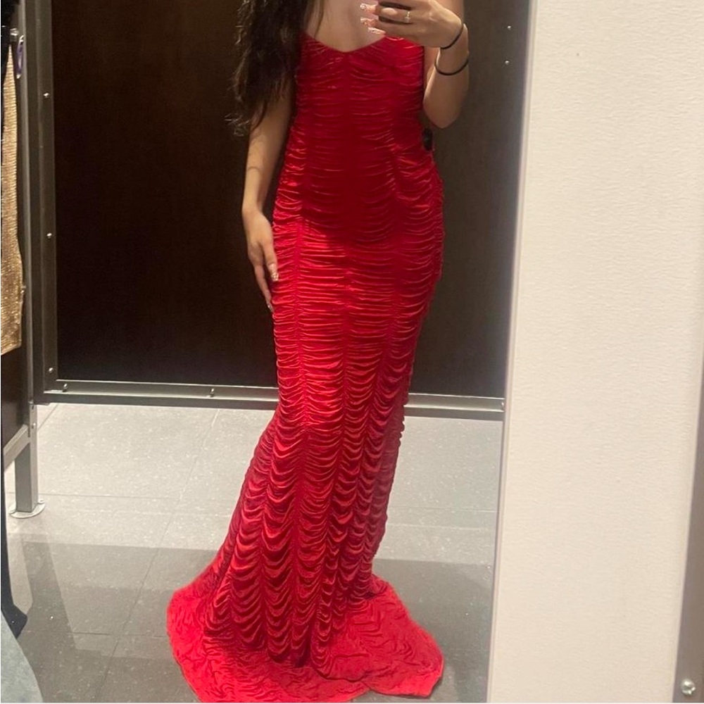 Red Maxi Dress - Picture 2 of 2